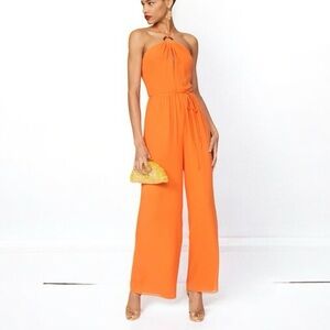 TOCCIN Orange jumpsuit $495 Retail Size 6 |  Please see description + photos